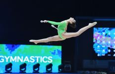 В Баку стартовал второй день соревнований Международного турнира по художественной гимнастике AGF Trophy (ФОТО)