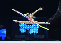 В Баку стартовал второй день соревнований Международного турнира по художественной гимнастике AGF Trophy (ФОТО)