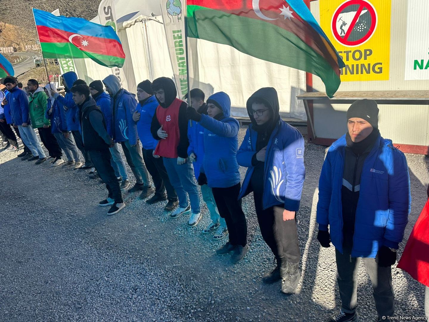 Акция протеста на Лачинской дороге продолжается 125-й день (ФОТО)