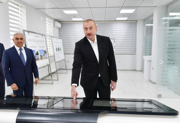Президент Ильхам Алиев принял участие в открытии Сальянского центра цифрового управления ОАО «Азеришыг» (ФОТО/ВИДЕО)