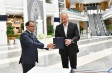 Президент Ильхам Алиев принял участие в открытии в Сальяне Центра ASAN xidmət (ФОТО/ВИДЕО)