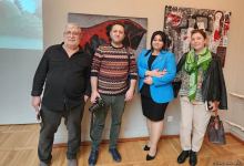 Представлены наскальные рисунки Гобустана в искусстве – живопись, скульптура, ковры, современные мотивы (ФОТО)