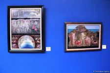 Представлены наскальные рисунки Гобустана в искусстве – живопись, скульптура, ковры, современные мотивы (ФОТО)