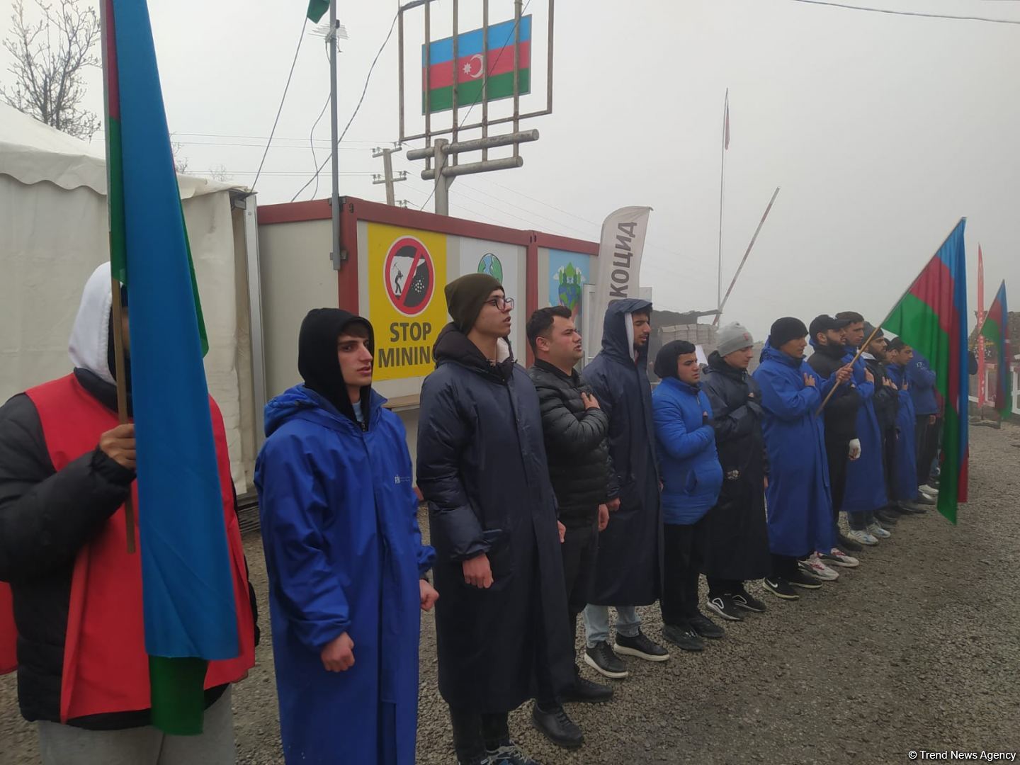 Акция протеста на Лачинской дороге продолжается 128-й день (ФОТО)