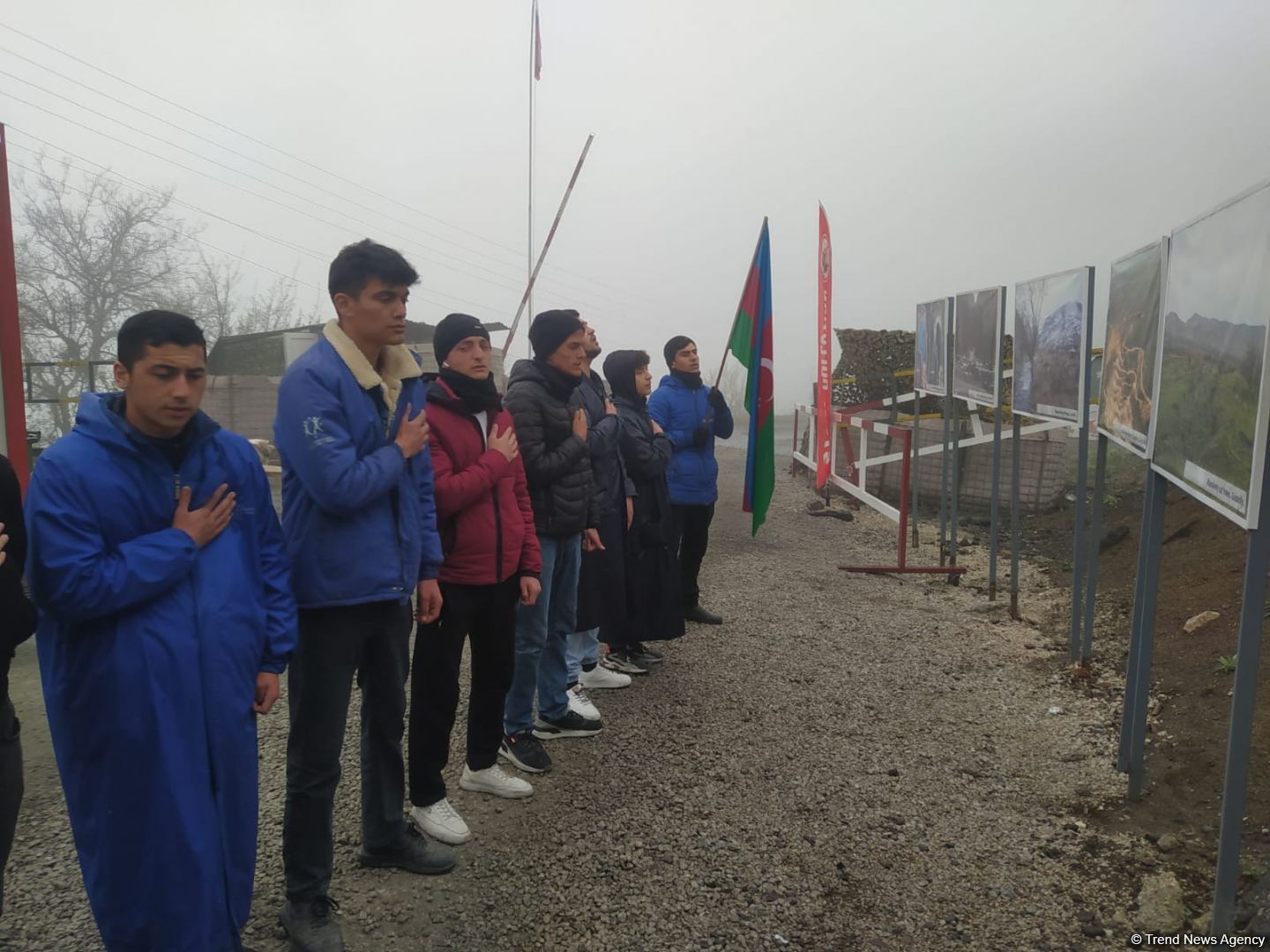 Акция протеста на Лачинской дороге продолжается 128-й день (ФОТО)