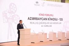 В Центре Гейдара Алиева открылся кинофорум "Азербайджанское кино - 125: Реальность, вызовы и цели" (ФОТО)