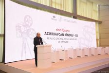 В Центре Гейдара Алиева открылся кинофорум "Азербайджанское кино - 125: Реальность, вызовы и цели" (ФОТО)