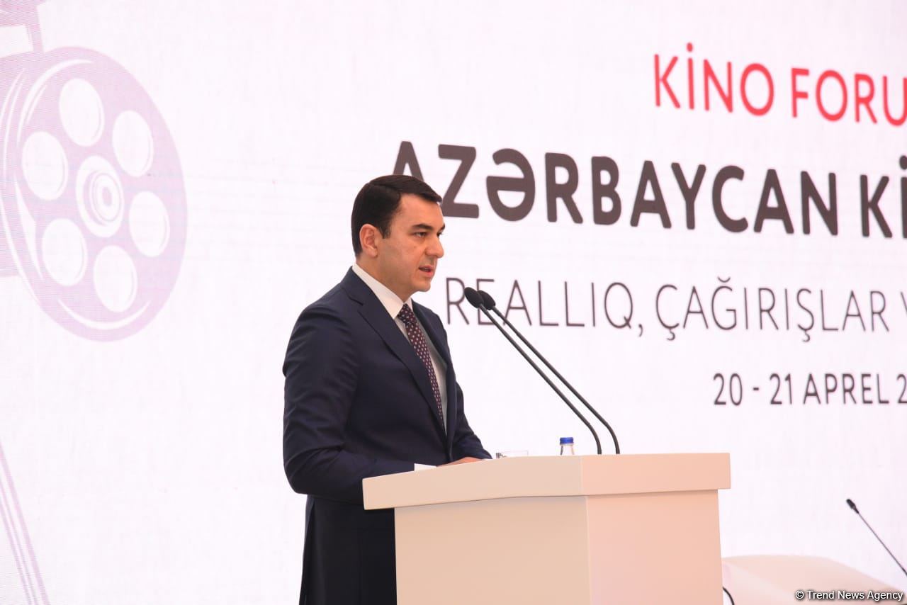 В Центре Гейдара Алиева открылся кинофорум "Азербайджанское кино - 125: Реальность, вызовы и цели" (ФОТО)