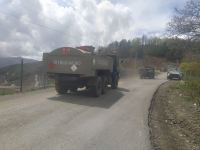 По Лачинской дороге беспрепятственно проехала автоколонна миротворцев (ФОТО)