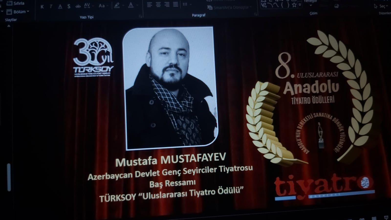 Мустафа Мустафаев признан лучшим театральным сценографом  тюркского мира (ФОТО)