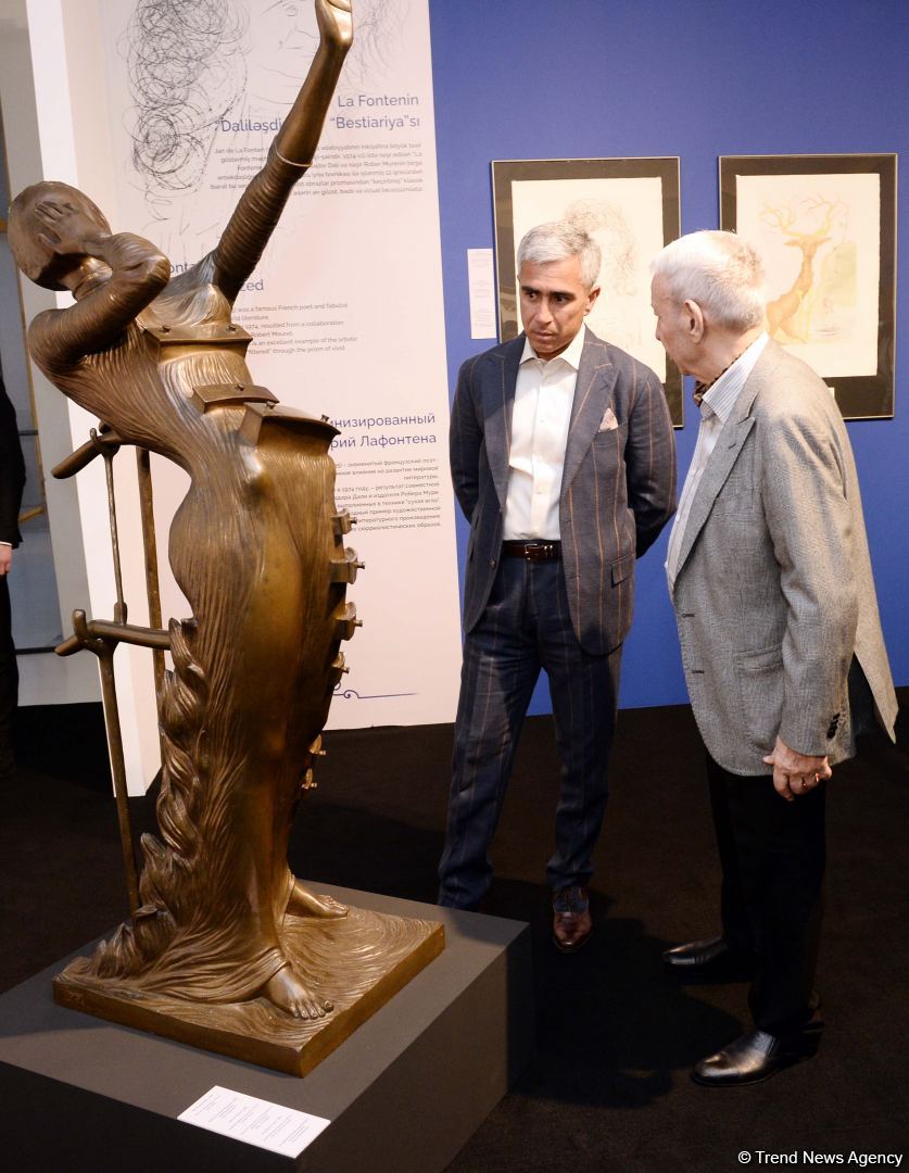 Впервые в Азербайджане открывшаяся выставка произведений Сальвадора Дали в Центре Гейдара Алиева вызвала большой интерес (ВИДЕО/ФОТО)