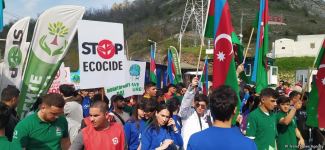 Временно приостановлена акция протеста азербайджанских экоактивистов на дороге Лачин-Ханкенди (ФОТО/ВИДЕО)