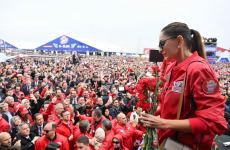 Участники фестиваля «ТЕХНОФЕСТ»  тепло приветствовали Президента Ильхама Алиева и Первую леди Мехрибан Алиеву (ФОТО)