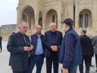 В Баку проходит церемония прощания с народным артистом Афтандилом Исрафиловым (ФОТО)