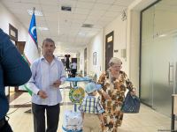 В узбекском городе Ургенч проходит голосование по поправкам в конституцию (ФОТО)