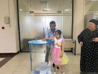 В узбекском городе Ургенч проходит голосование по поправкам в конституцию (ФОТО)