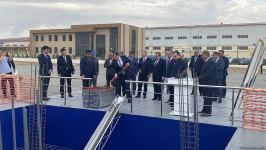 Состоялась церемония закладки фундамента совместного автомобильного предприятия Азербайджана и Узбекистана (ФОТО)