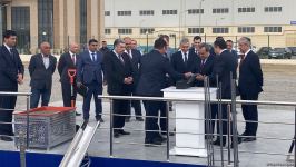 Состоялась церемония закладки фундамента совместного автомобильного предприятия Азербайджана и Узбекистана (ФОТО)