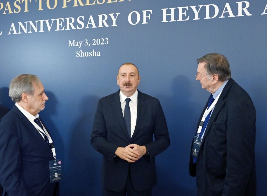 Президент Ильхам Алиев принял участие в международной конференции на тему «Формирование геополитики Большой Евразии: от прошлого к настоящему и будущему» в Шуше (ВИДЕО/ФОТО)
