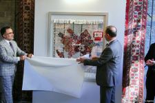 ОАО "Азерхалча" представило уникальный ковер, посвященный 100-летию великого лидера Гейдара Алиева (ФОТО)