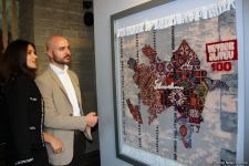 ОАО "Азерхалча" представило уникальный ковер, посвященный 100-летию великого лидера Гейдара Алиева (ФОТО)