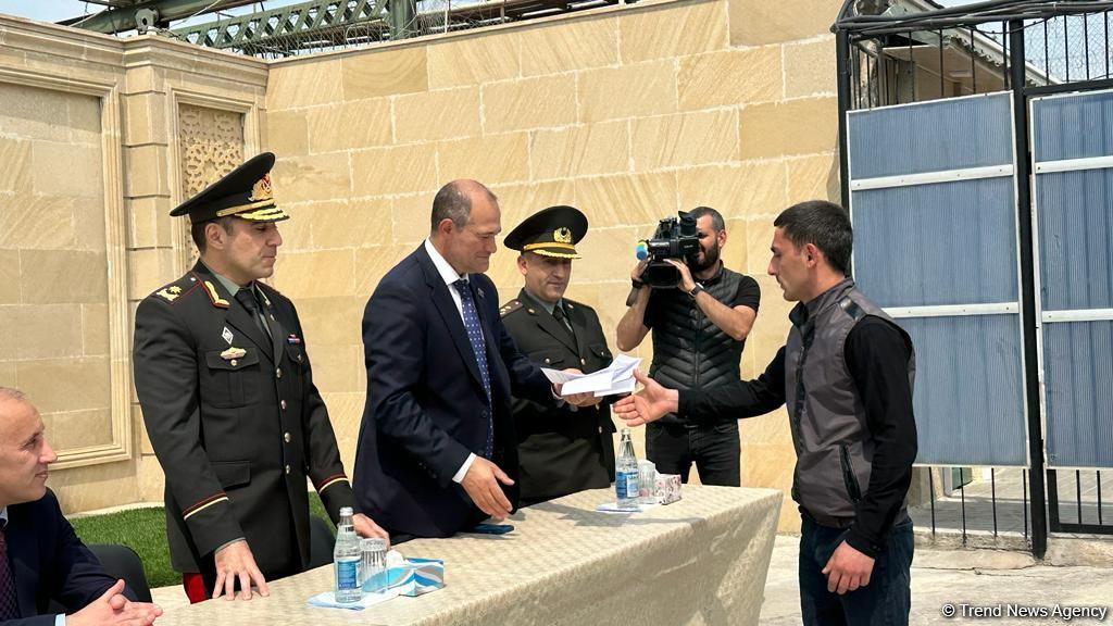 Распоряжение о помиловании применено к 33 лицам в пенитенциарном учреждении №2 Азербайджана (ФОТО)