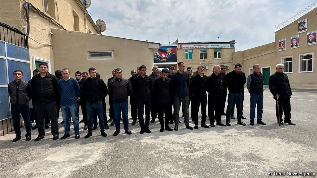 Распоряжение о помиловании применено к 33 лицам в пенитенциарном учреждении №2 Азербайджана (ФОТО)