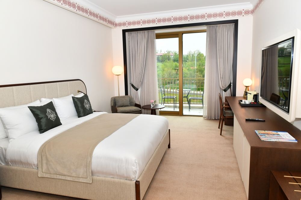 Президент Ильхам Алиев и Первая леди Мехрибан Алиева приняли участие в открытии Шушинского комплекса отеля-конгресс-центра (ФОТО/ВИДЕО)