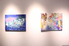 Красный шар - это Я! Миру необходимо дарить позитив – открылась выставка Севиндж Абидовой   (ФОТО)