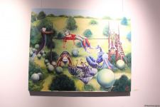 Красный шар - это Я! Миру необходимо дарить позитив – открылась выставка Севиндж Абидовой   (ФОТО)