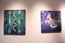 Красный шар - это Я! Миру необходимо дарить позитив – открылась выставка Севиндж Абидовой   (ФОТО)