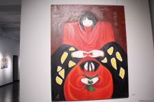 Красный шар - это Я! Миру необходимо дарить позитив – открылась выставка Севиндж Абидовой   (ФОТО)