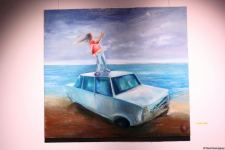 Красный шар - это Я! Миру необходимо дарить позитив – открылась выставка Севиндж Абидовой   (ФОТО)