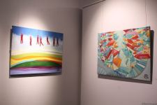 Красный шар - это Я! Миру необходимо дарить позитив – открылась выставка Севиндж Абидовой   (ФОТО)