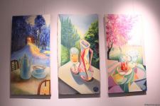 Красный шар - это Я! Миру необходимо дарить позитив – открылась выставка Севиндж Абидовой   (ФОТО)