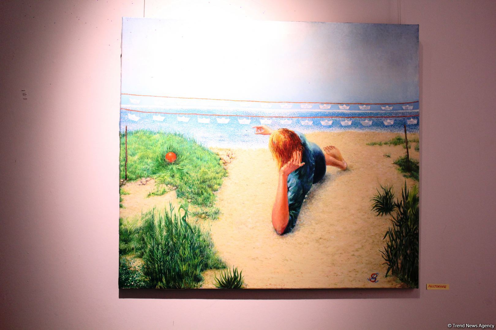 Красный шар - это Я! Миру необходимо дарить позитив – открылась выставка Севиндж Абидовой   (ФОТО)