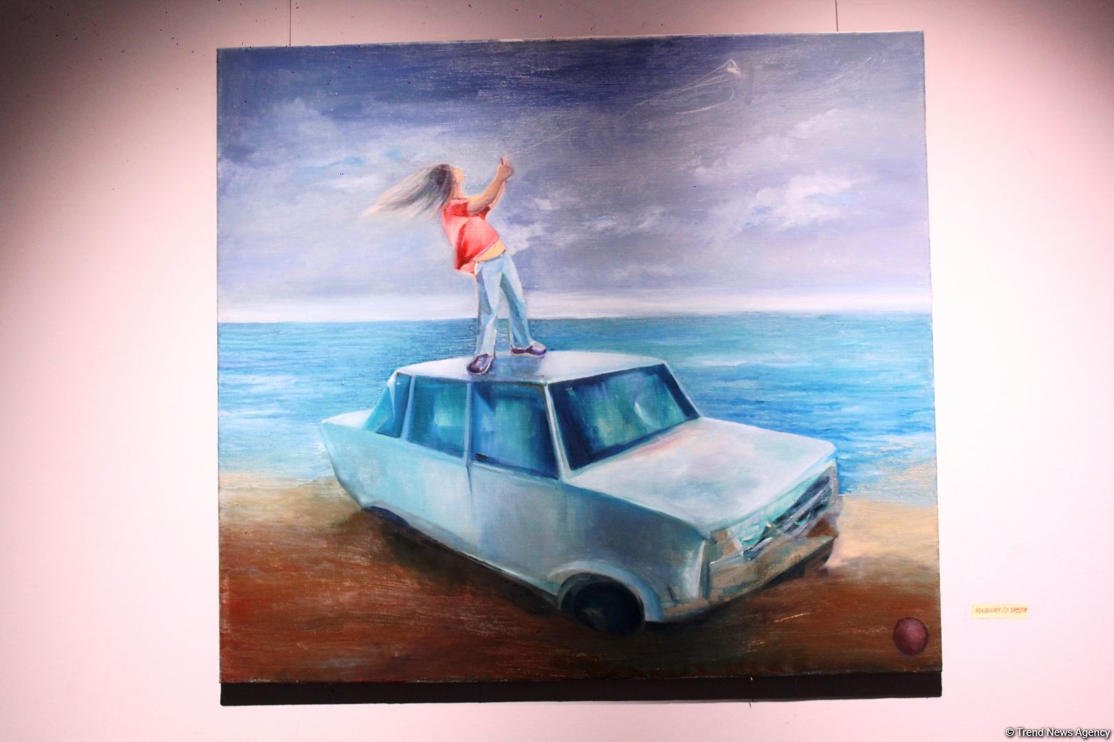 Красный шар - это Я! Миру необходимо дарить позитив – открылась выставка Севиндж Абидовой   (ФОТО)