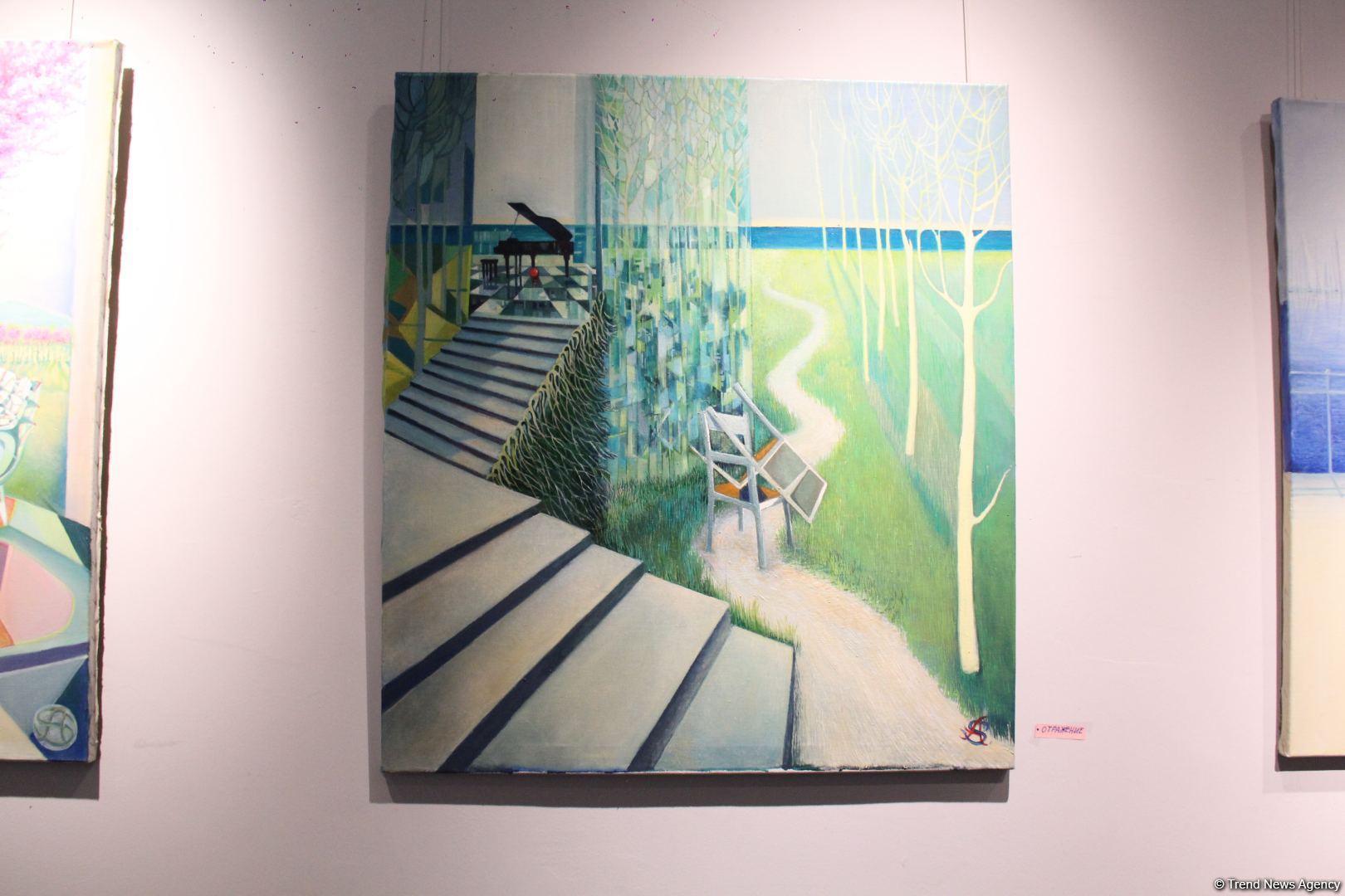 Красный шар - это Я! Миру необходимо дарить позитив – открылась выставка Севиндж Абидовой   (ФОТО)