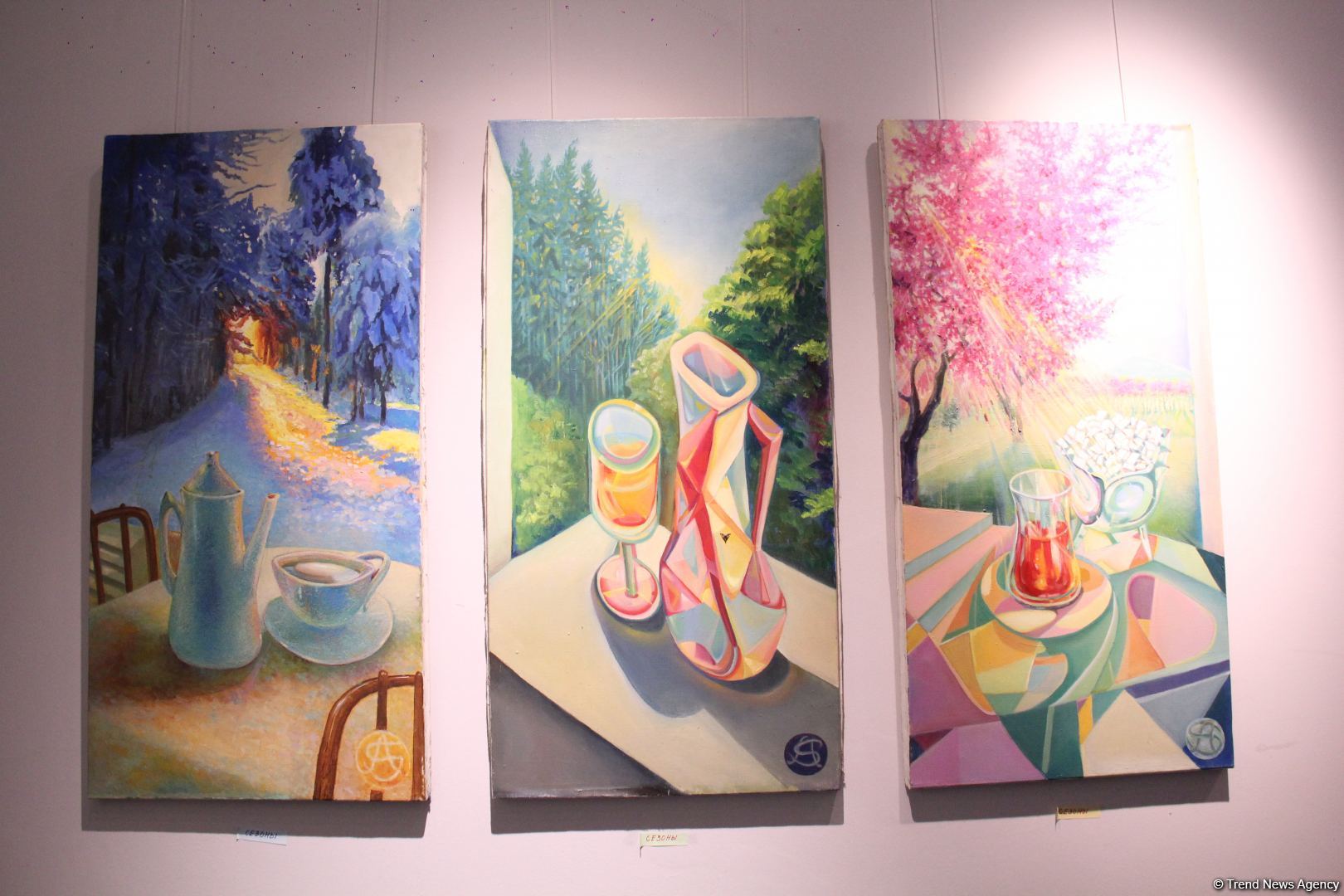 Красный шар - это Я! Миру необходимо дарить позитив – открылась выставка Севиндж Абидовой   (ФОТО)