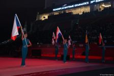 Феерическое шоу на церемонии открытия 39-го чемпионата Европы по художественной гимнастике в Баку (ФОТОРЕПОРТАЖ)