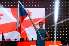 Феерическое шоу на церемонии открытия 39-го чемпионата Европы по художественной гимнастике в Баку (ФОТОРЕПОРТАЖ)