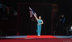 Феерическое шоу на церемонии открытия 39-го чемпионата Европы по художественной гимнастике в Баку (ФОТОРЕПОРТАЖ)