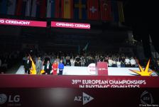 Феерическое шоу на церемонии открытия 39-го чемпионата Европы по художественной гимнастике в Баку (ФОТОРЕПОРТАЖ)
