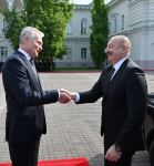 В Вильнюсе состоялась церемония официальной встречи Президента Ильхама Алиева (ФОТО/ВИДЕО)