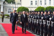 В Вильнюсе состоялась церемония официальной встречи Президента Ильхама Алиева (ФОТО/ВИДЕО)