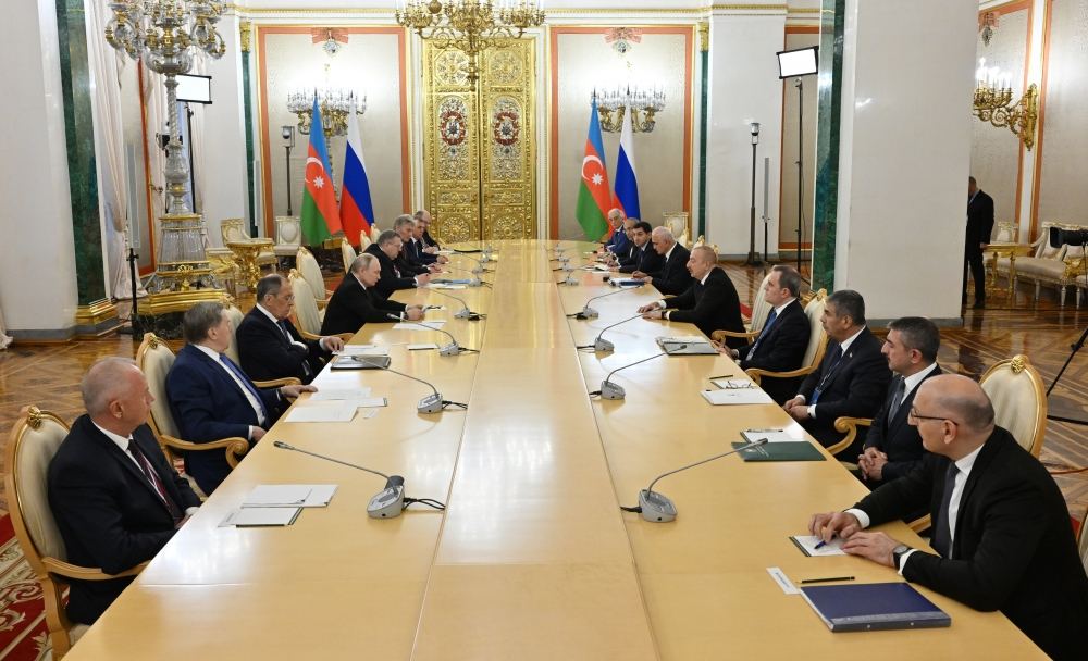 В Москве состоялась встреча Президента Ильхама Алиева и Президента Владимира Путина (ФОТО/ВИДЕО)