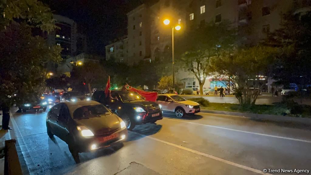 В Азербайджане отмечается победа  Реджепа Тайипа Эрдогана на президентских выборах в Турции (ФОТО/ВИДЕО)