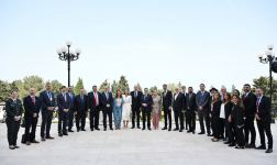 От имени Президента Ильхама Алиева и Первой леди Мехрибан Алиевой дан официальный ланч в честь Президента Ицхака Герцога и Первой леди Михаль Герцог (ФОТО)