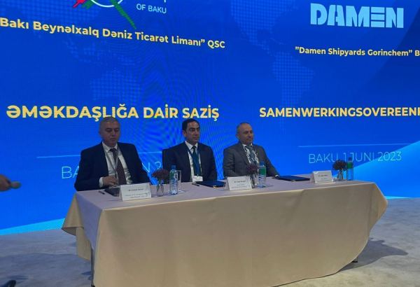 Азербайджан и Голландия подписали меморандум о строительстве кораблей (ФОТО)