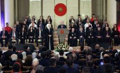 Президент Ильхам Алиев и Первая леди Мехрибан Алиева приняли участие в церемонии начала исполнения полномочий Президентом Реджепом Тайипом Эрдоганом (ФОТО/ВИДЕО)